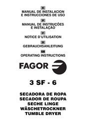 Fagor 3 SF-6 Notice D'utilisation