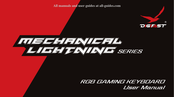 Digifast MECHANICAL LIGHTNING Serie Mode D'emploi