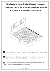 WFCO WF304653 Instructions De Montage