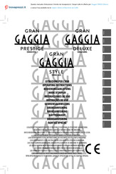 Gaggia RI8423 Mode D'emploi