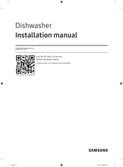 Samsung DW90F89 Serie Manuel D'installation