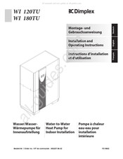 Dimplex WI 180TU Instructions D'installation Et D'utilisation