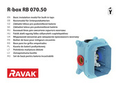 RAVAK R-box RB 070.50 Mode D'emploi