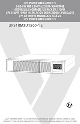 V7 UPS1RM2U1500-1E Mode D'emploi