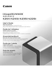 Canon imageRUNNER ADVANCE 4251i Guide De L'utilisateur