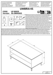 Dedeman UMBRIA KS Instructions D'assemblage