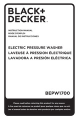 Black & Decker BEPW1700 Mode D'emploi
