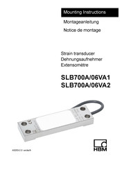 HBM SLB700A/06VA1 Fiche Technique Et Notice De Montage