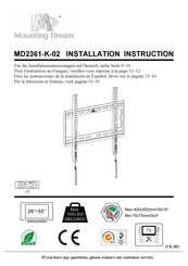 Mounting Dream MD2361-K-02 Instructions D'installation