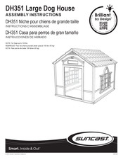 Suncast DH351 Instructions D'assemblage