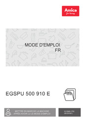 Amica EGSPU 500 910 E Mode D'emploi