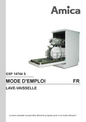 Amica GSP 14744 S Mode D'emploi