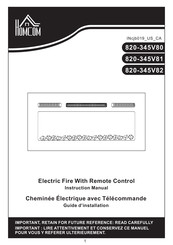 HOMCOM 820-345V82 Guide D'installation