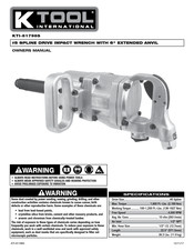 K Tool International KTI-81798S Manuel Du Propriétaire