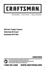Craftsman CMCHT810 Guide D'utilisation