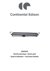 CONTINENTAL EDISON CEGPL872 Guide D'utilisation