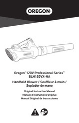 Oregon Professional BLH120VX-NA Manuel D'instructions Original