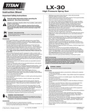 Titan LX-30 Mode D'emploi