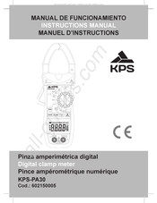 KPS KPS-PA30 Manuel D'instructions