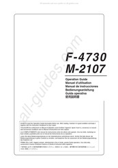 Kyocera F-4730 Manuel D'utilisation