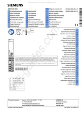 Siemens 3RK1903-1BC00 PM-D F4 Instructions De Service Originales