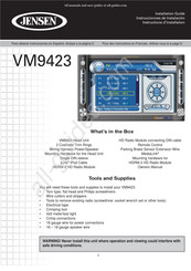 Jensen VM9423 Instructions D'installation