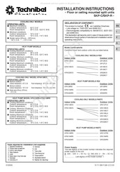 Technibel Climatisation KPAV128R5 Instructions D'installation