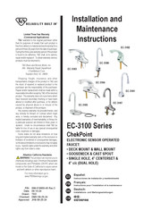 T&S EC-3107 Instructions D'installation Et De Maintenance