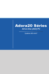 MSI Adora20 Serie Manuel D'utilisation