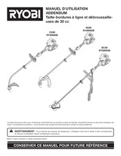 Ryobi RY30002B Manuel D'utilisation