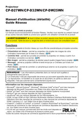 Hitachi CP-DW25WN Manuel D'utilisation