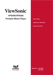 ViewSonic VPD400 Guide De L'utilisateur