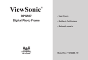 ViewSonic DPG807 Guide De L'utilisateur