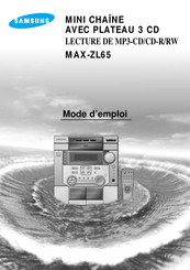 Samsung MAX-ZL65 Mode D'emploi