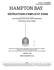 Hampton Bay D203005410 Instructions D'emploi