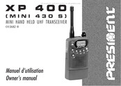 PRESIDENT MINI 430 S Manuel D'utilisation