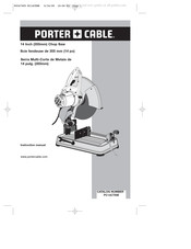 Porter Cable PC14CTSW Manuel D'instructions