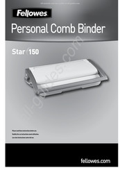 Fellowes Star 150 Mode D'emploi
