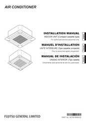 Fujitsu AU12 Manuel D'installation