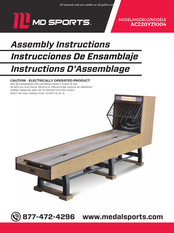 MD SPORTS AC220Y21004 Instructions D'assemblage