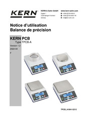 KERN&SOHN PCB 300-3 Notice D'utilisation