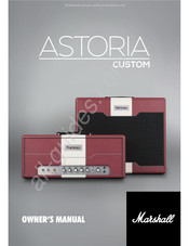 Marshall ASTORIA CUSTOM AST2C Manuel Du Propriétaire