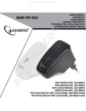 Gembird WNP-RP-002 Manuel