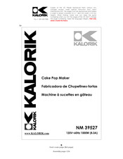 Kalorik NM 39527 Mode D'emploi