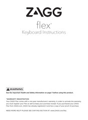 Zagg Flex Instructions