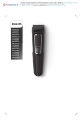 Philips MG3758 Mode D'emploi