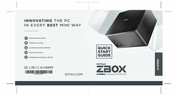 Zotac ZBOX Q Série Guide De Démarrage Rapide