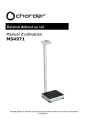 Charder MS4971 Manuel D'utilisation