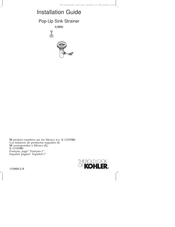 Kohler K-8802 Guide D'installation