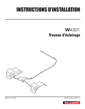 Wallenstein W4301 Instructions D'installation